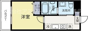 クレスティア天神サウスの物件間取画像